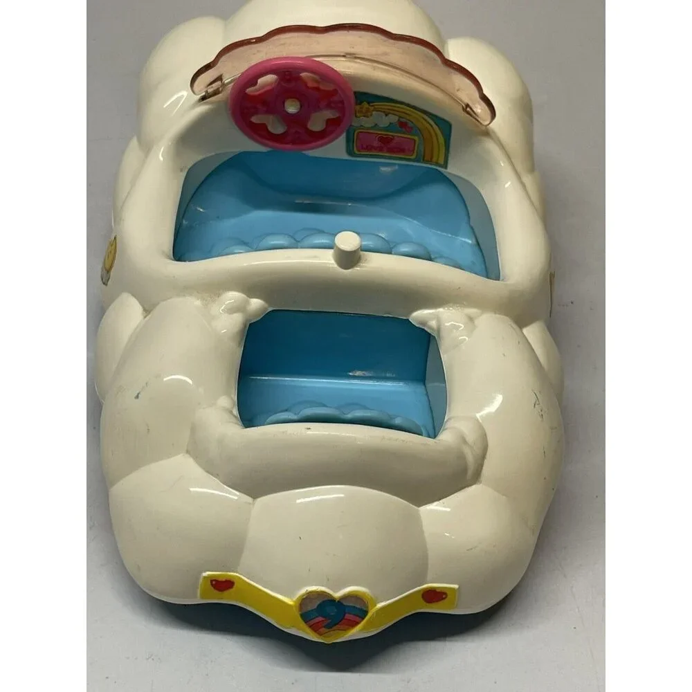 VTG Care Bears Cloud Car 1983 Kenner Toys American Greetings  W/ Wish Bear